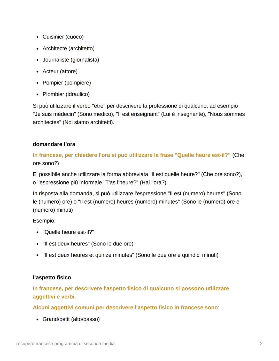 recupero francese programma di
seconda media
secondo libro
la routine
La routine in francese è l'insieme di attività che si svolgono quotidi