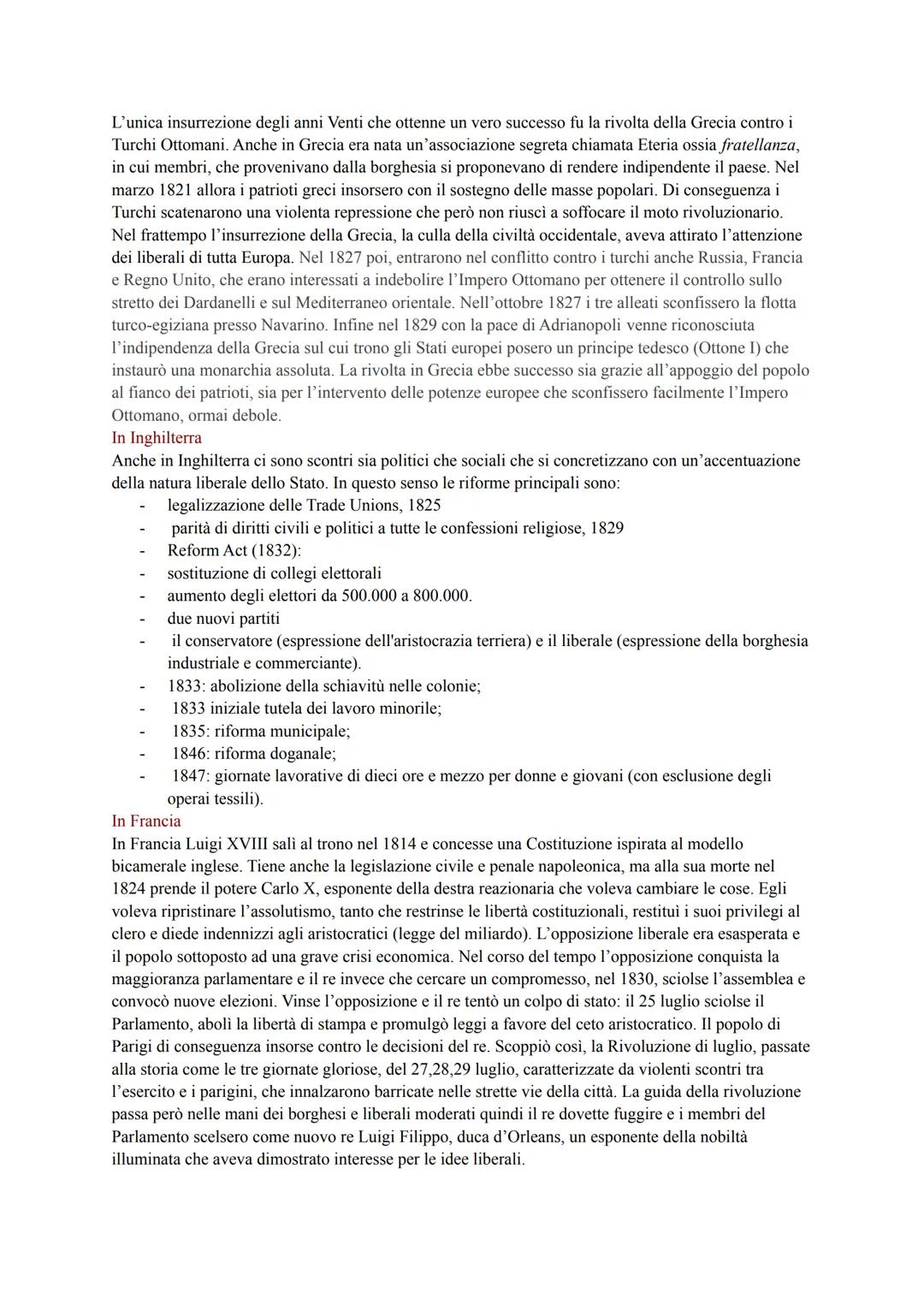 LA RESTAURAZIONE
La Rivoluzione Francese aveva dato voce alle istanze di strati della popolazione, borghesia e ceti
popolari, le cui rivendi