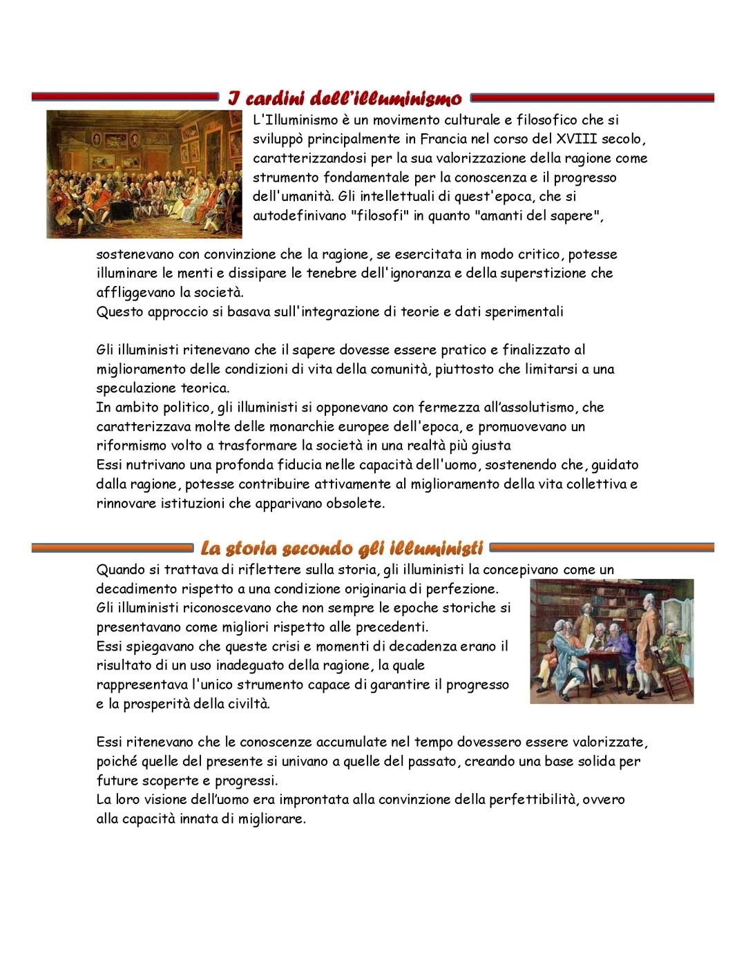 CAP 2: La civiltà dei Lumi