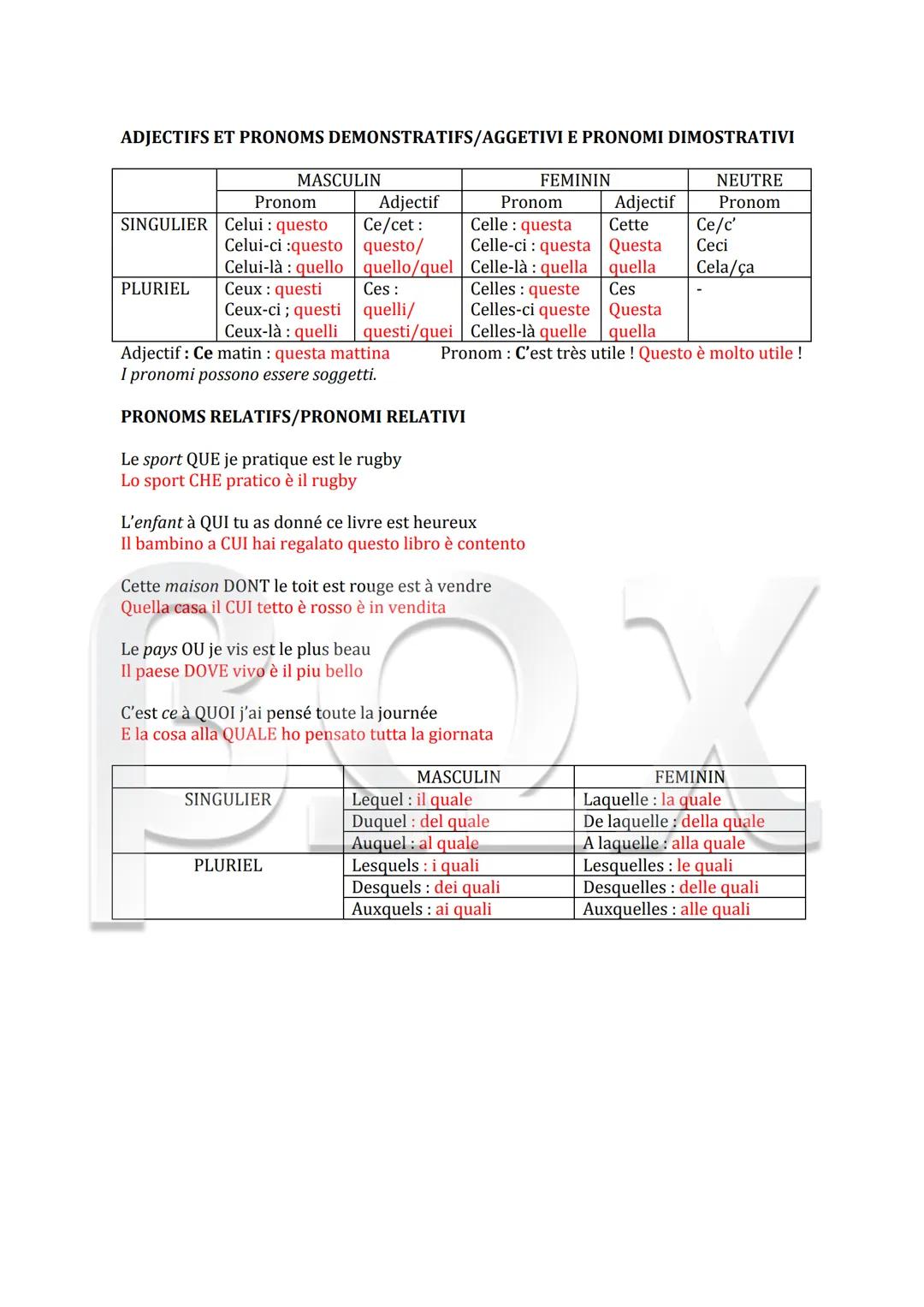 DISPENSE DI GRAMMATICA FRANCESE Codice 30232 Codice 30124
ARTICLES/ARTICOLI
Articles indรฉfinis
Articles dรฉfinis
Le(il/lo) L' (l')
Articles p