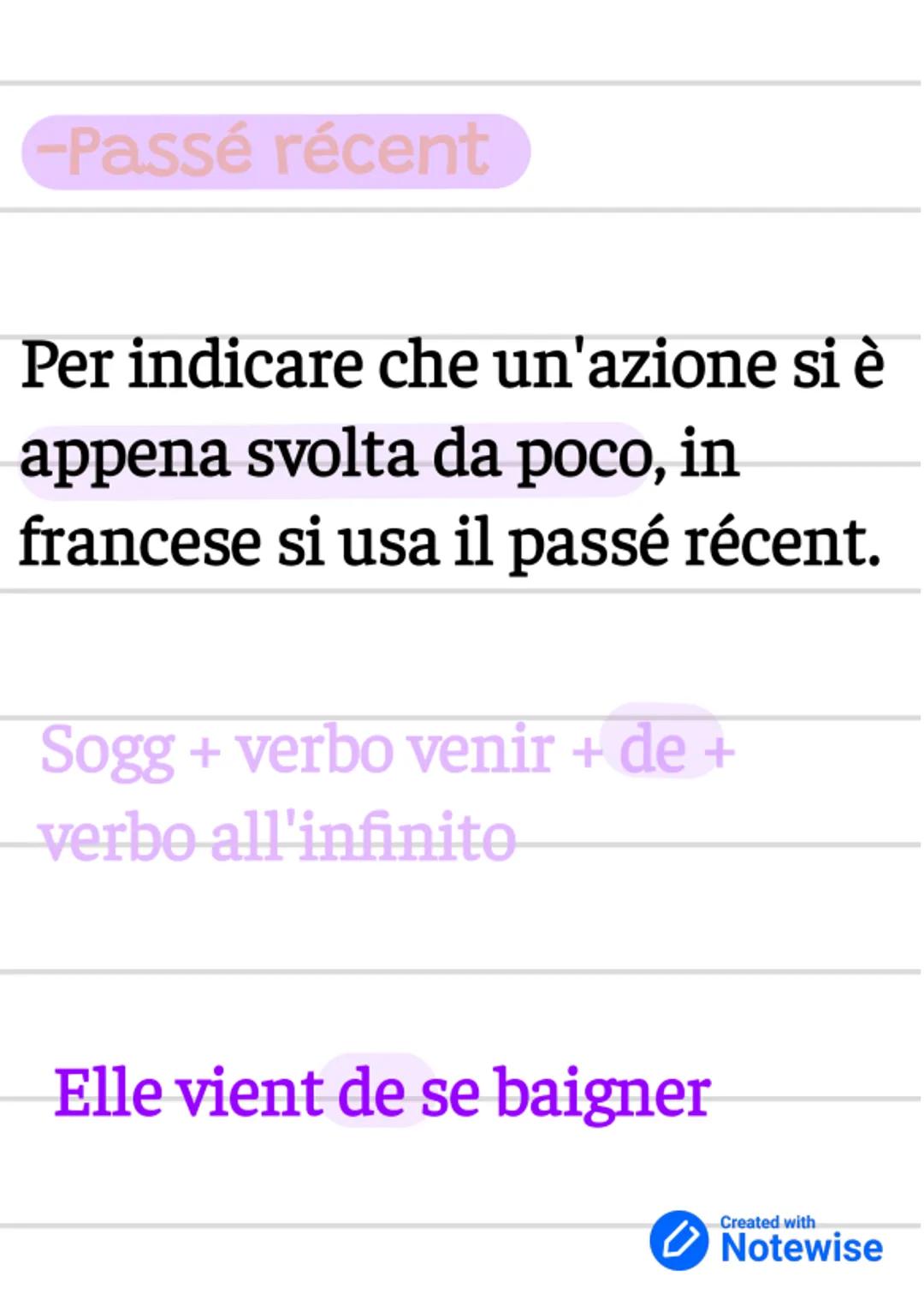 Les gallicismes
-Présent continu
In francese, per indicare che
un'azione è in corso di
svolgimento, si usa il présent
continu.
sogg + verbo