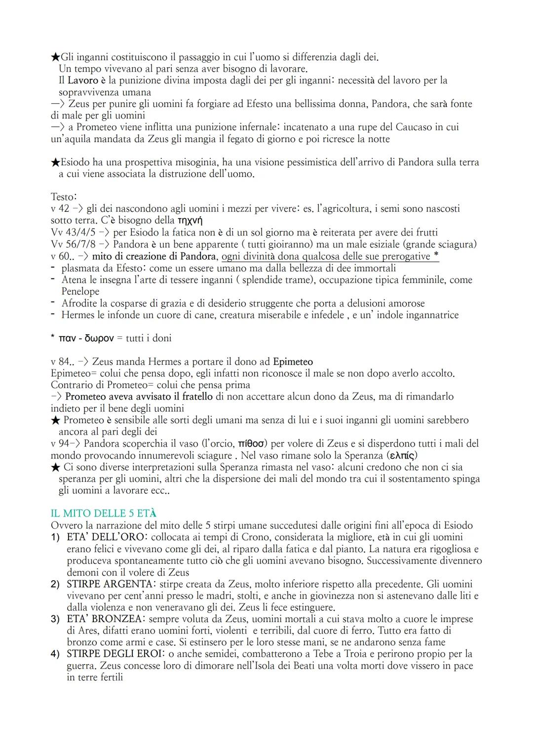 # ESIODO
Esistenza storica accertata grazie alle sue opere:
TEOGONIA: epos di carattere mitografico, opera cosmogonica sulla nascita dell'