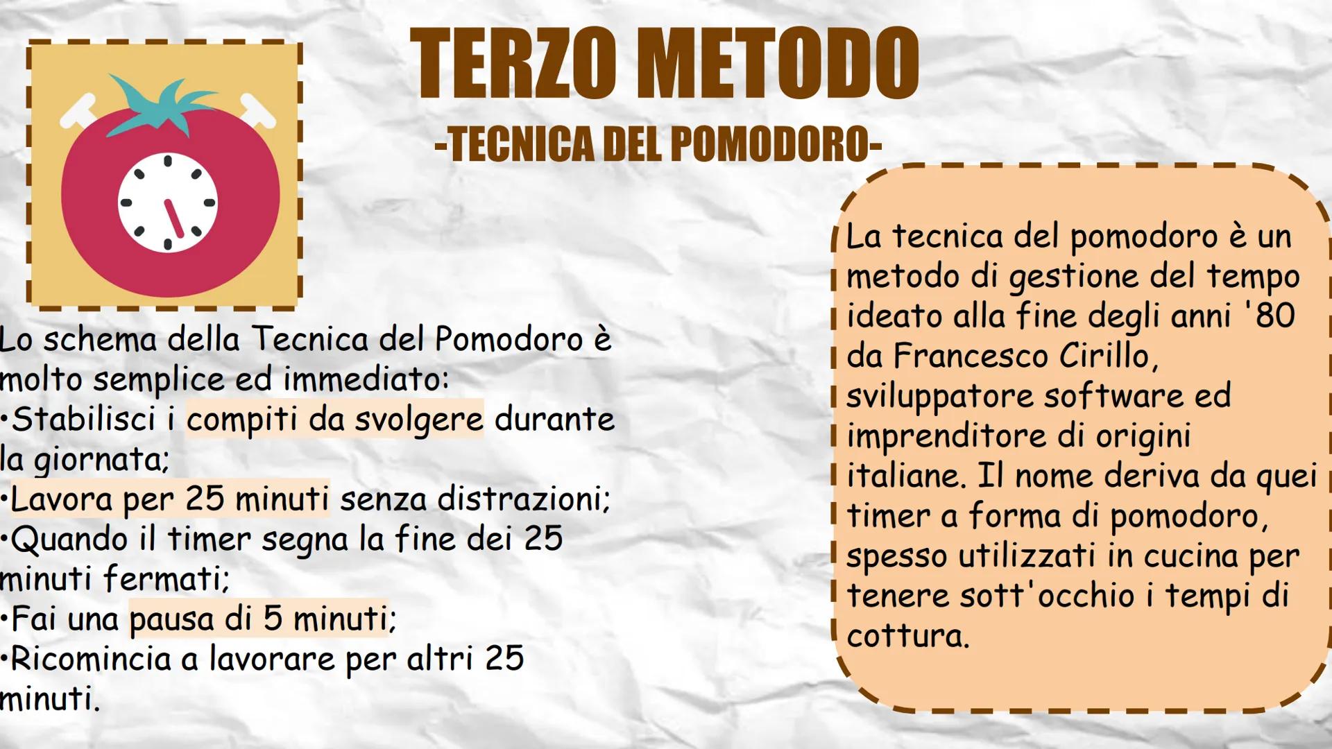 METODO DI STUDIO SE TI AIUTA
VESTITI PIร
COMODO E
I METTI LA
I MUSICA(senza
Iparole) NELLE
CUFFIETTE
I RIORDINA LA
I SCRIVANIA E
I TOGLI
I U