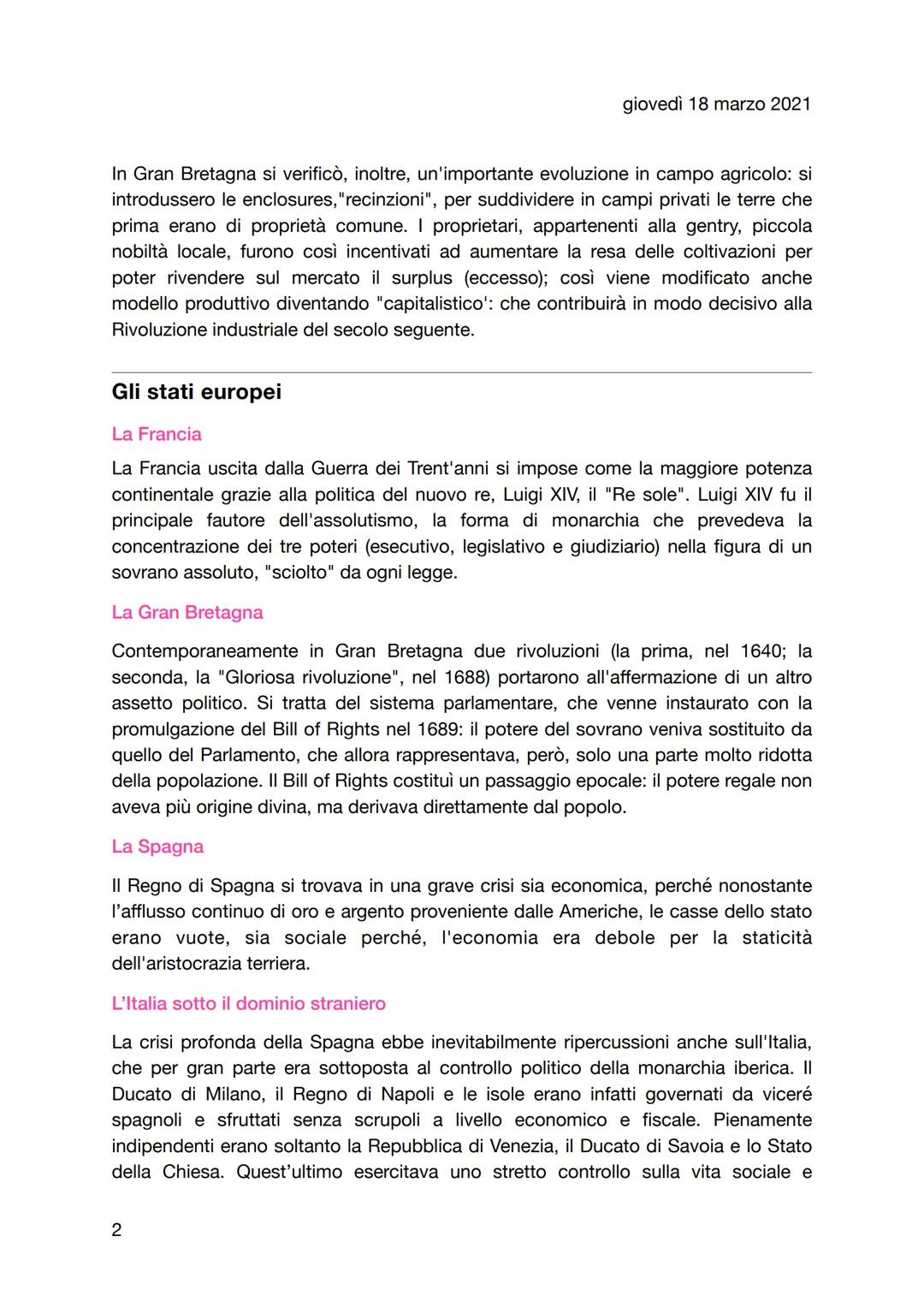 BAROCCO
giovedì 18 marzo 2021
Un'epoca di lotte e trasformazioni
Quadro demografico, sociale ed economico
Il Seicento è l'età del Barocco, u