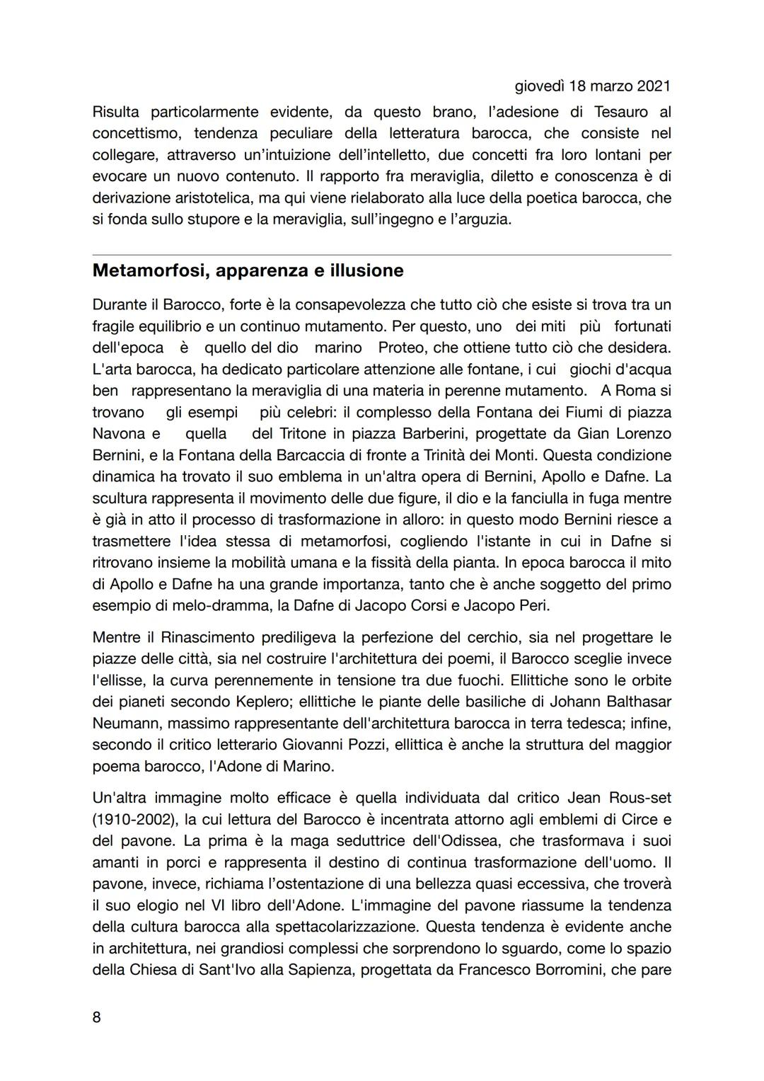 BAROCCO
giovedì 18 marzo 2021
Un'epoca di lotte e trasformazioni
Quadro demografico, sociale ed economico
Il Seicento è l'età del Barocco, u