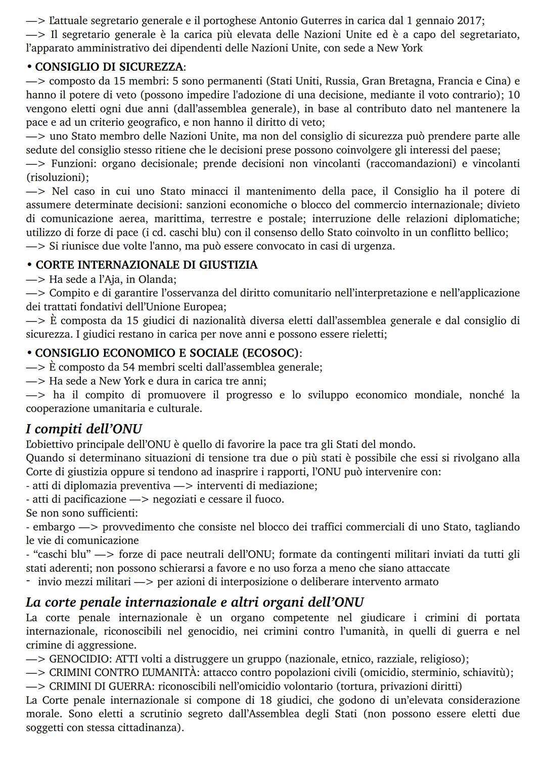 # I RAPPORTI TRA GLI STATI
## Le relazioni internazionali
I rapporti internazionali sono disciplinati dal diritto internazionale, cioè l'i