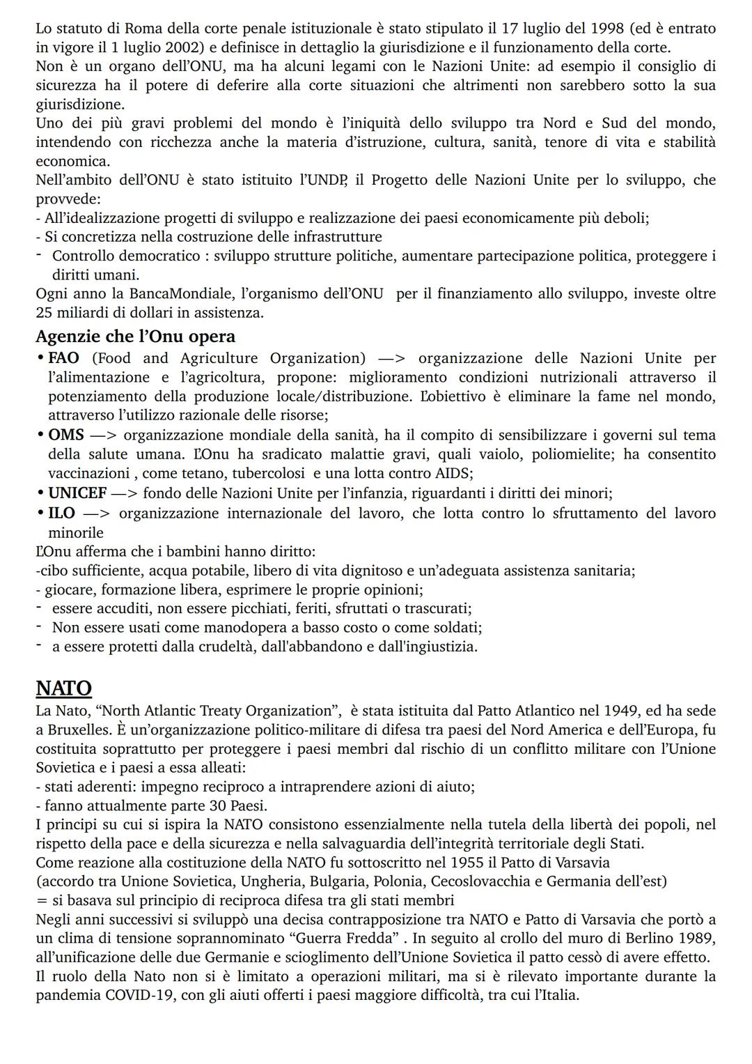 # I RAPPORTI TRA GLI STATI
## Le relazioni internazionali
I rapporti internazionali sono disciplinati dal diritto internazionale, cioè l'i