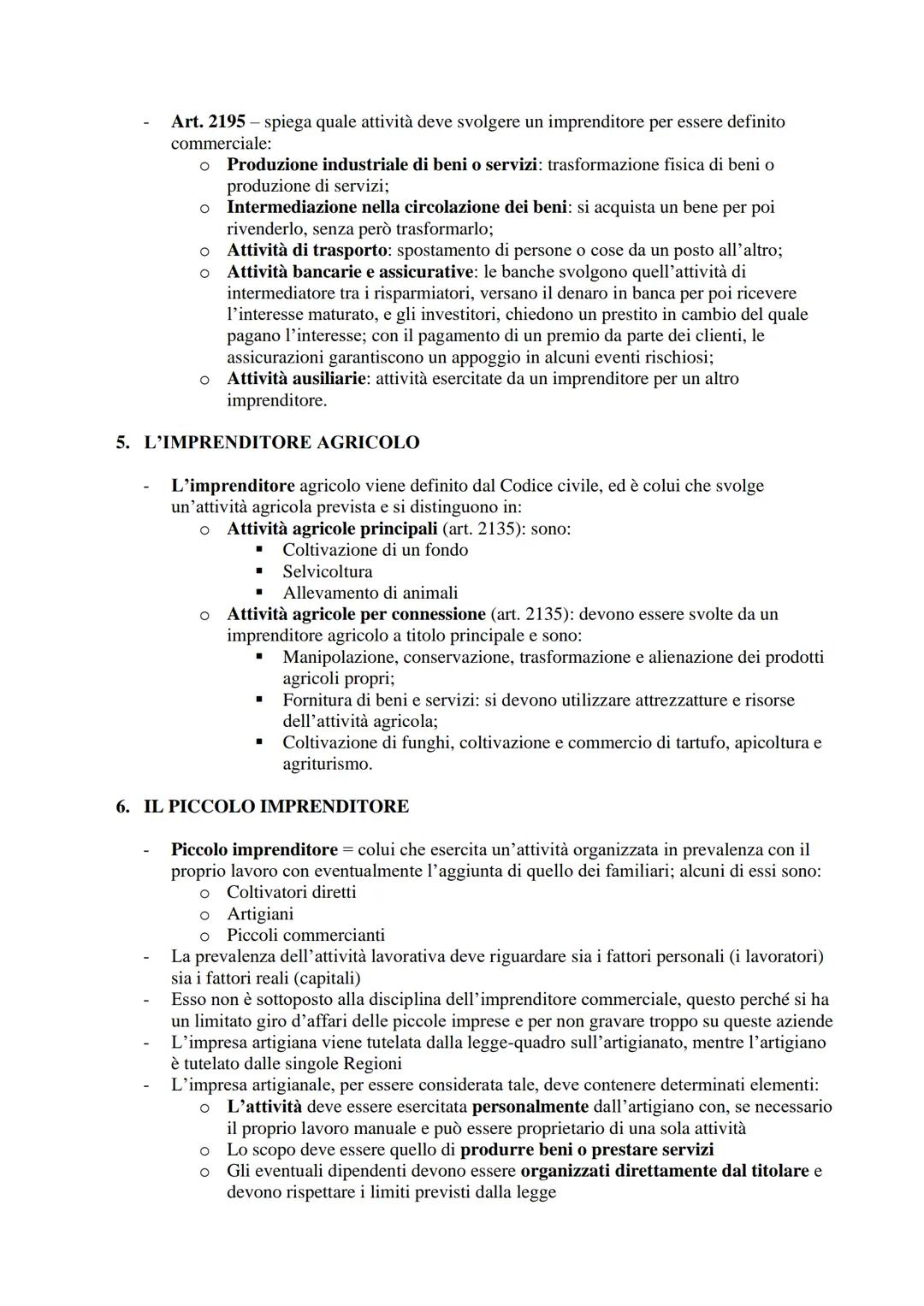 DIRITTO - VERIFICA NOVEMBRE
1. L'IMPRENDITORE NELLE FONTI DEL DIRITTO
L'impresa è disciplinata da:
o Costituzione: art. 41 = libertà di iniz