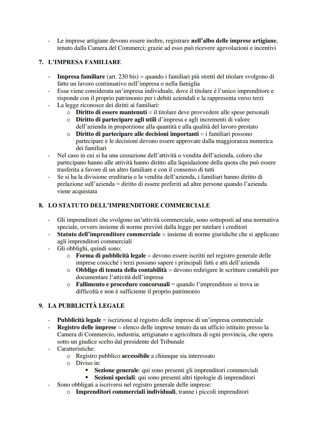 DIRITTO - VERIFICA NOVEMBRE
1. L'IMPRENDITORE NELLE FONTI DEL DIRITTO
L'impresa è disciplinata da:
o Costituzione: art. 41 = libertà di iniz