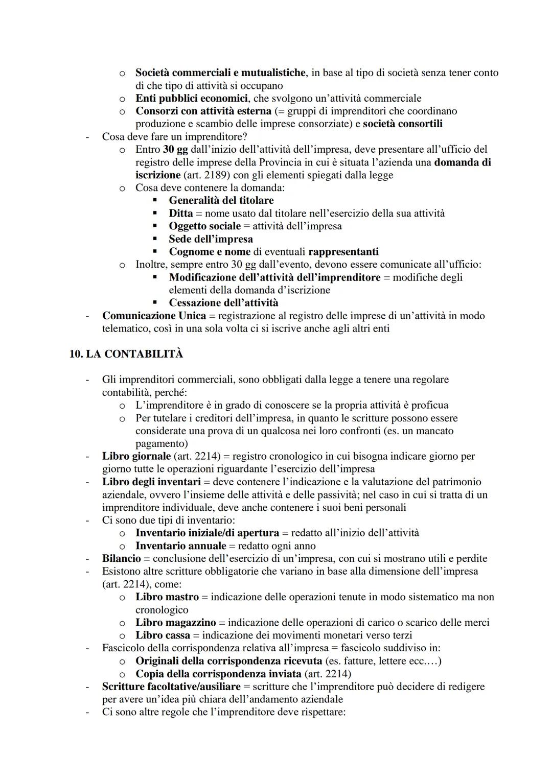 DIRITTO - VERIFICA NOVEMBRE
1. L'IMPRENDITORE NELLE FONTI DEL DIRITTO
L'impresa è disciplinata da:
o Costituzione: art. 41 = libertà di iniz