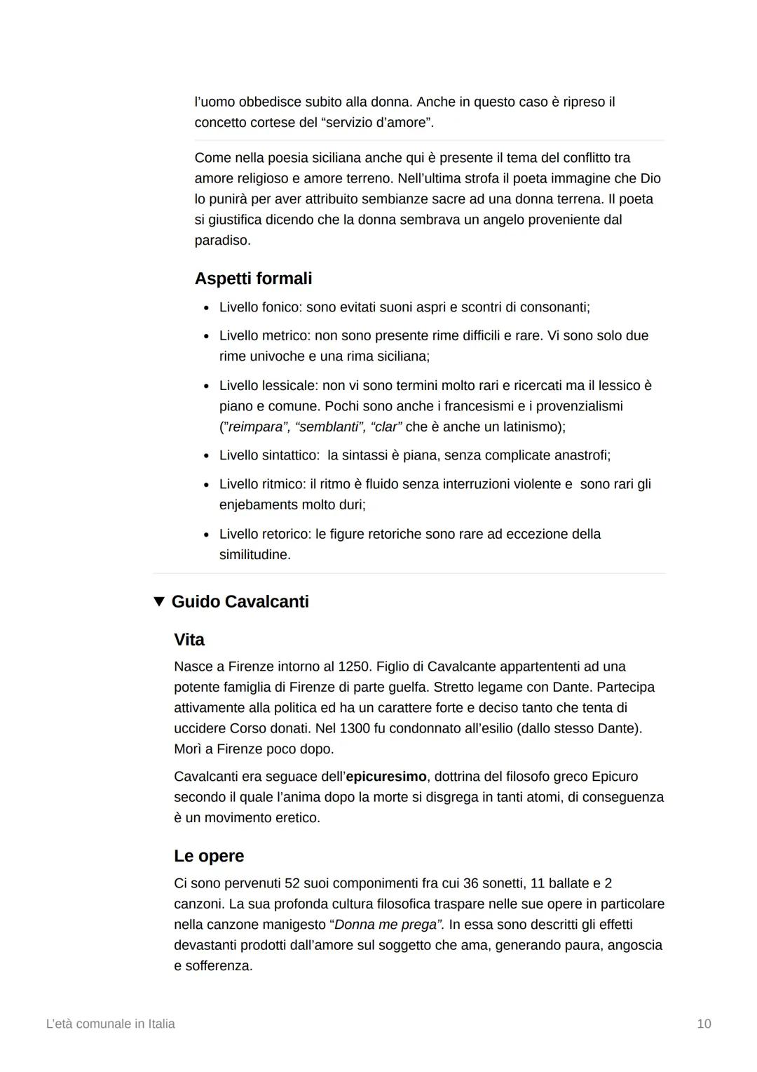 # L'età comunale in Italia
## Contesto
Lotta tra Guelfi e Ghibellini:
* Guelfi = fautori del Papato, si identifica con gli interessi de