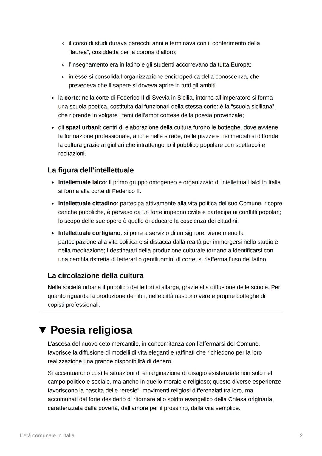 # L'età comunale in Italia
## Contesto
Lotta tra Guelfi e Ghibellini:
* Guelfi = fautori del Papato, si identifica con gli interessi de