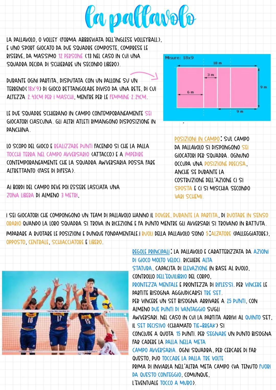 # la pallavolo
LA PALLAVOLO, O VOLLEY (FORMA ABBREVIATA DELL INGLESE VOLLEYBALL>.
E UNO SPORT GIOCATO DA DUE SQUADRE COMPOSTE, COMPRESE LE