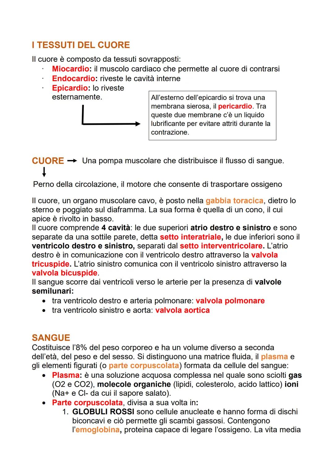 APPARATO CIRCOLATORIO
Tutte le cellule sono immerse in un liquido detto liquido interstiziale, dal
quale prelevano le sostanze nutritive, n