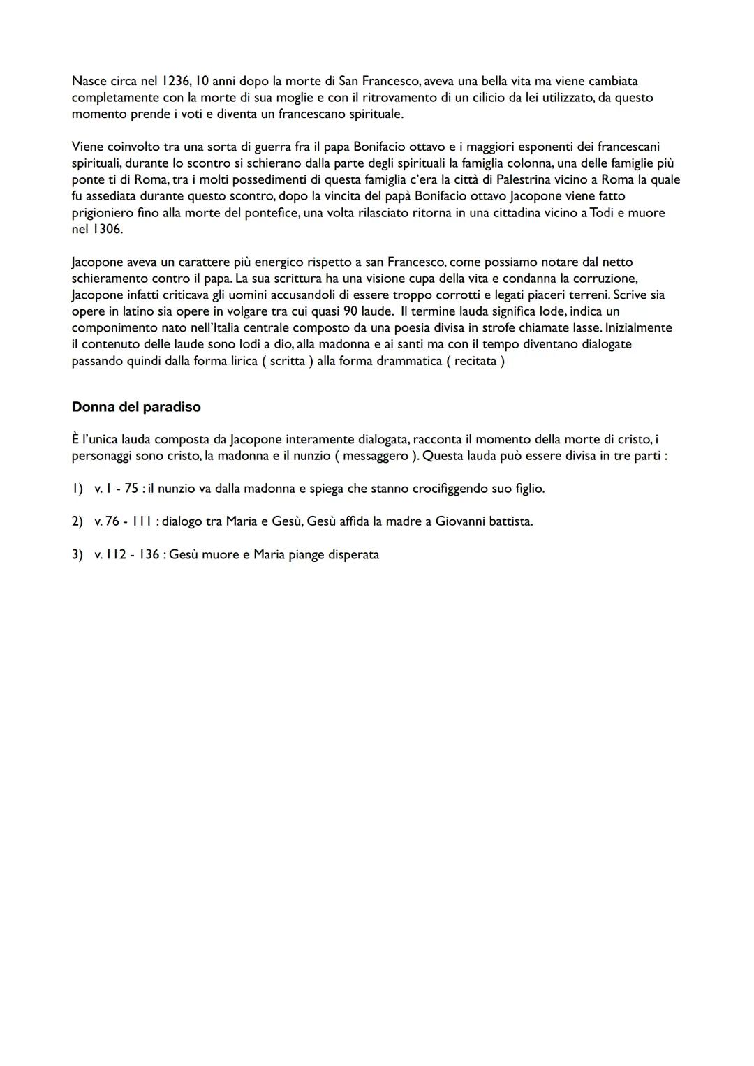 # La poesia religiosa
Sono delle produzioni poetiche a carattere religioso scritte da religiosi, questa tipologia di scrittura si
diffonde