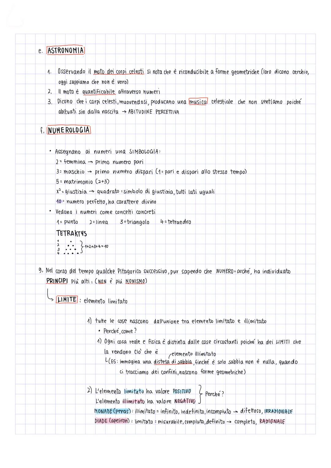# LA SCUOLA PITAGORICA
1) PITAGORA (571/570-490 a.C.) di Samo città in Asia Minore, non lontana da Mileto
a. Sappiamo poco di lui, ci sono