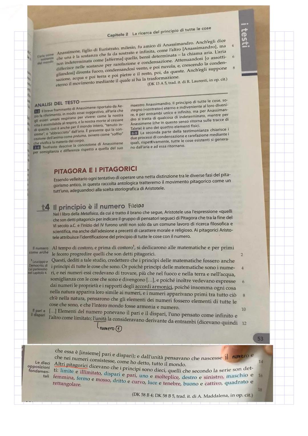# LA SCUOLA PITAGORICA
1) PITAGORA (571/570-490 a.C.) di Samo città in Asia Minore, non lontana da Mileto
a. Sappiamo poco di lui, ci sono