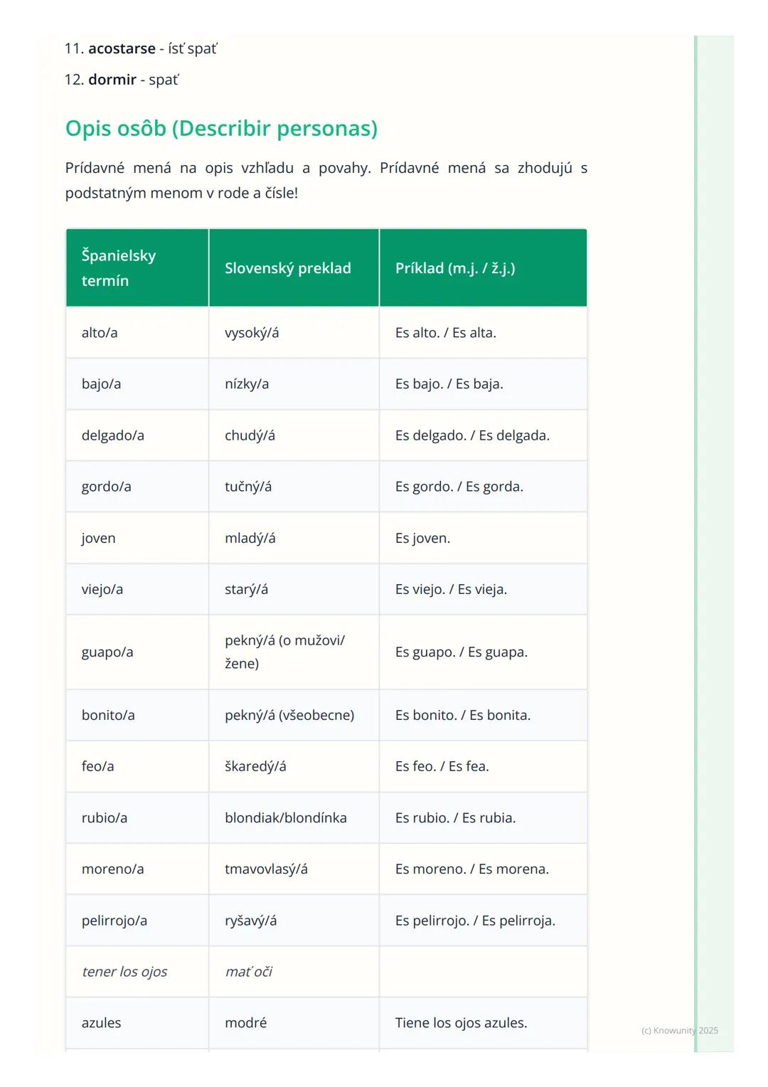 # Základná slovná zásoba
1. Prehľad a úvod
Dnes si zopakujeme a prehĺbime základnú španielsku slovnú zásobu, ktorá je
kľúčová pre každoden