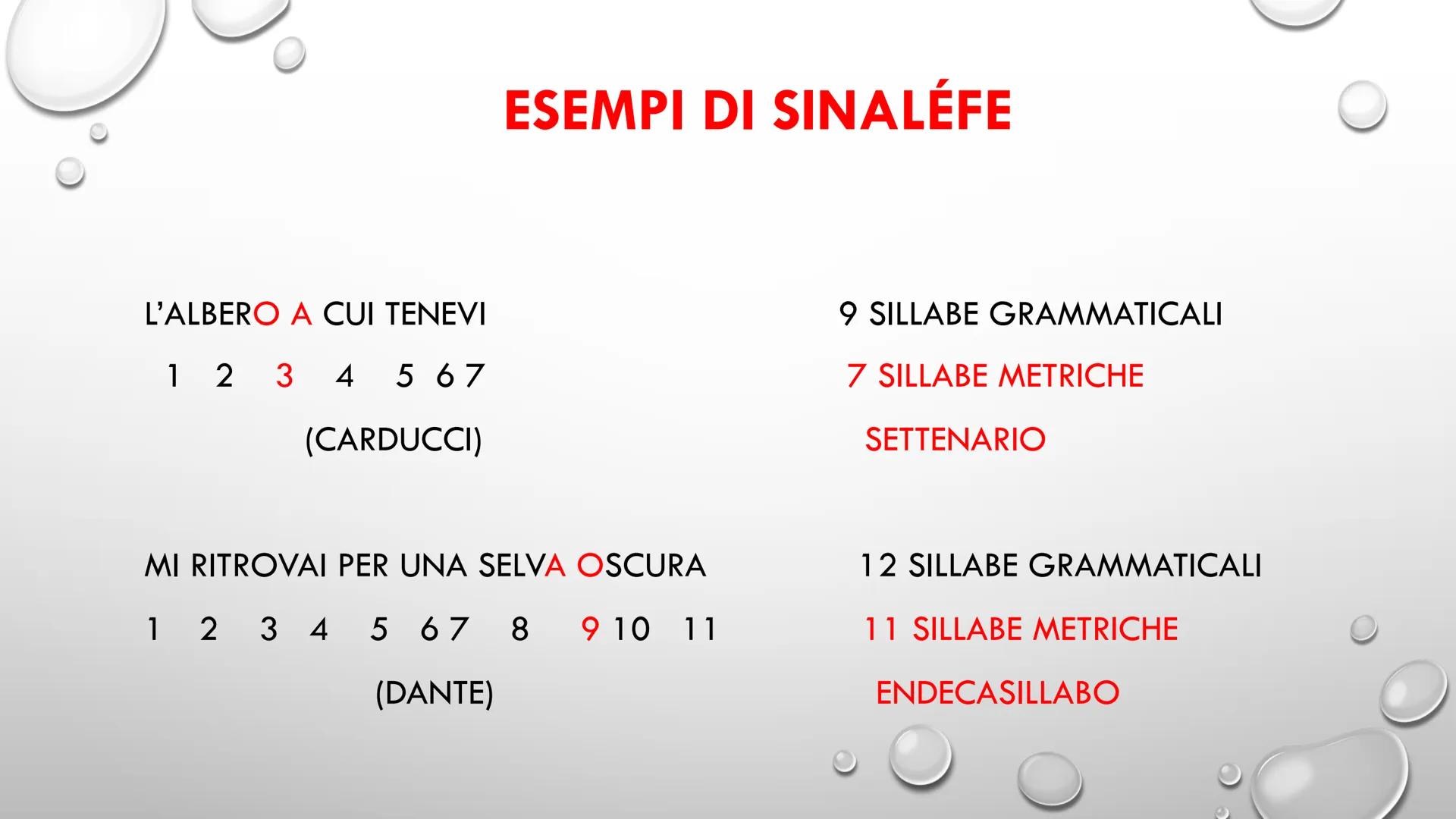 # LE FIGURE METRICHE # LE FIGURE METRICHE
PER CAPIRE LA STRUTTURA DI UNA POESIA NON SI GUARDA
SOLTANTO IN NUMERO DELLE SILLABE GRAMMATICALI