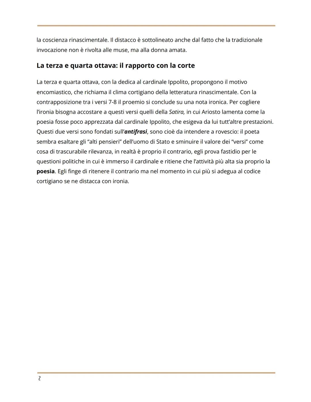 # PROEMIO
Dall'Orlando furioso, I, 1-4
La prima ottava
II Furioso ha inizio con un proemio che contiene l'esposizione dell'argomento, l'in