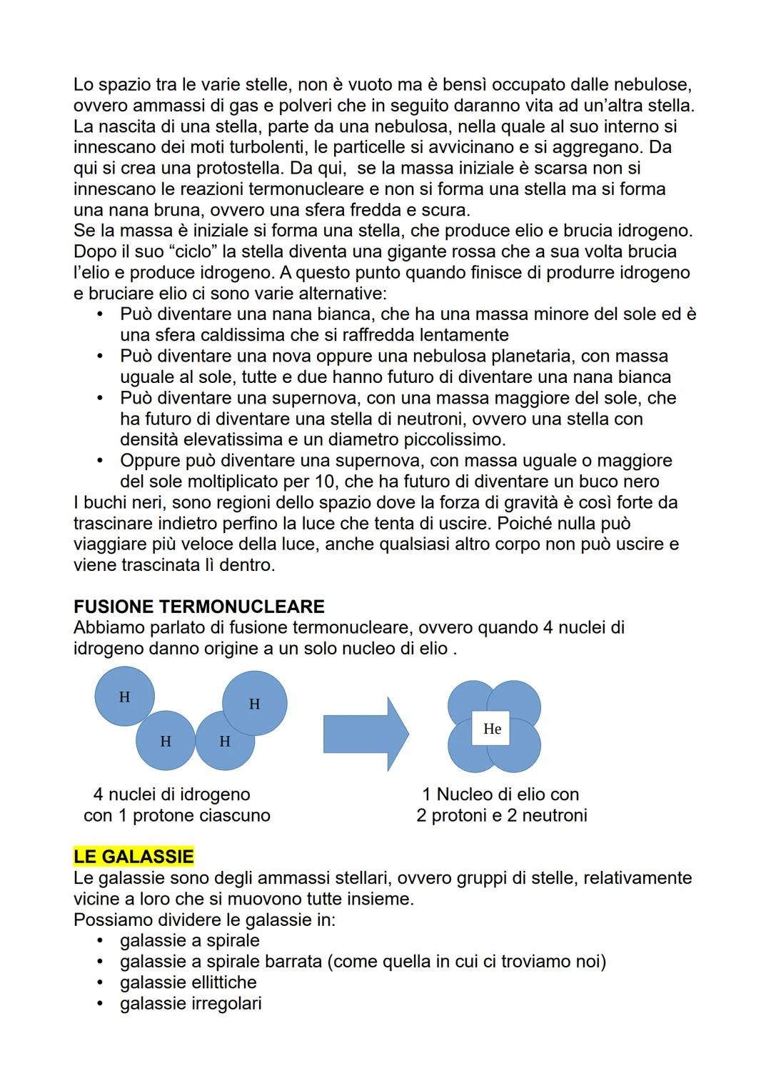 L'UNIVERSO
L'universo è il complesso che racchiude tutto ciò che ci circonda, come
spazio, stelle e galassie.
Data la vastità dell'universo,