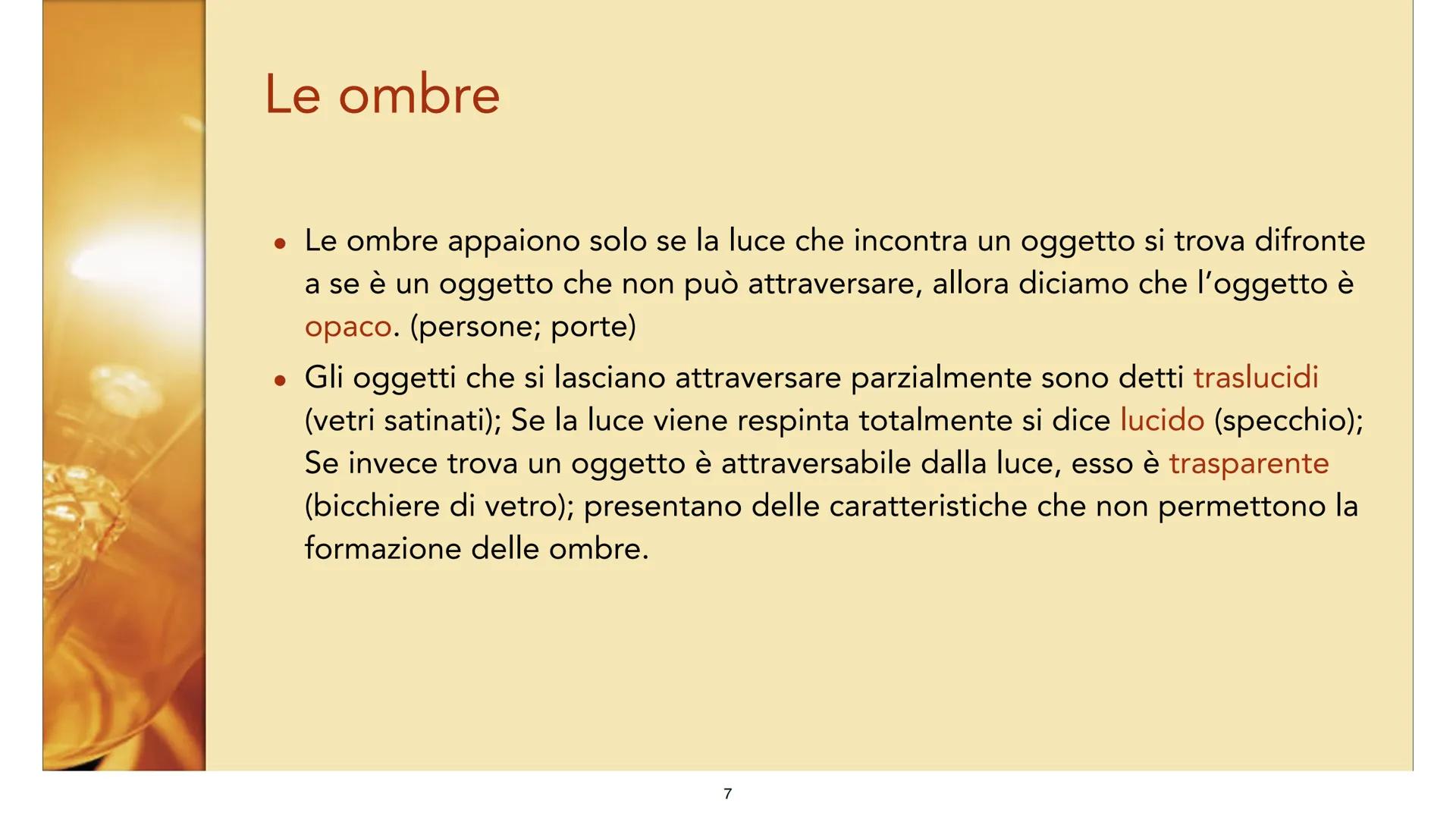 La luce in fisica
1
Ilaria Mazzarella 4F La luce proviene sempre da una sorgente
luminosa, dove l'energia presente nella materia
viene rilas