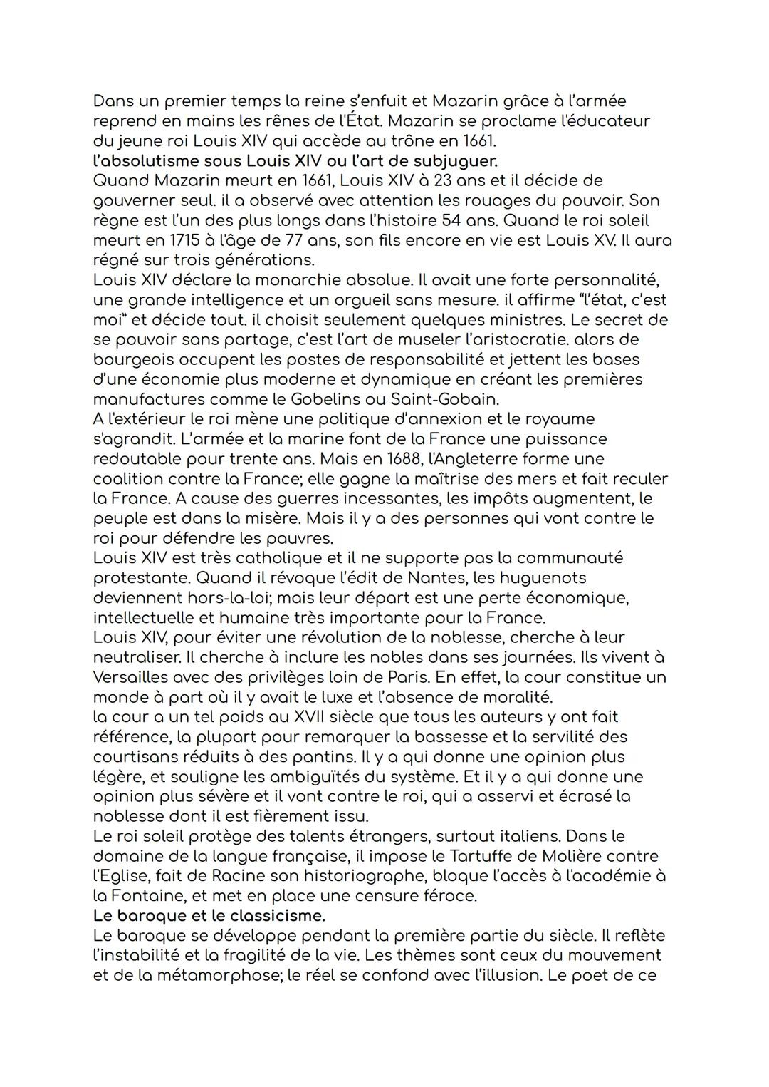 Vers l'absolutisme.
Le roi Henri IV est passé à l'histoire comme le "bon roi Henri". il aimait
son peuple et il veut que dimanche tout le m