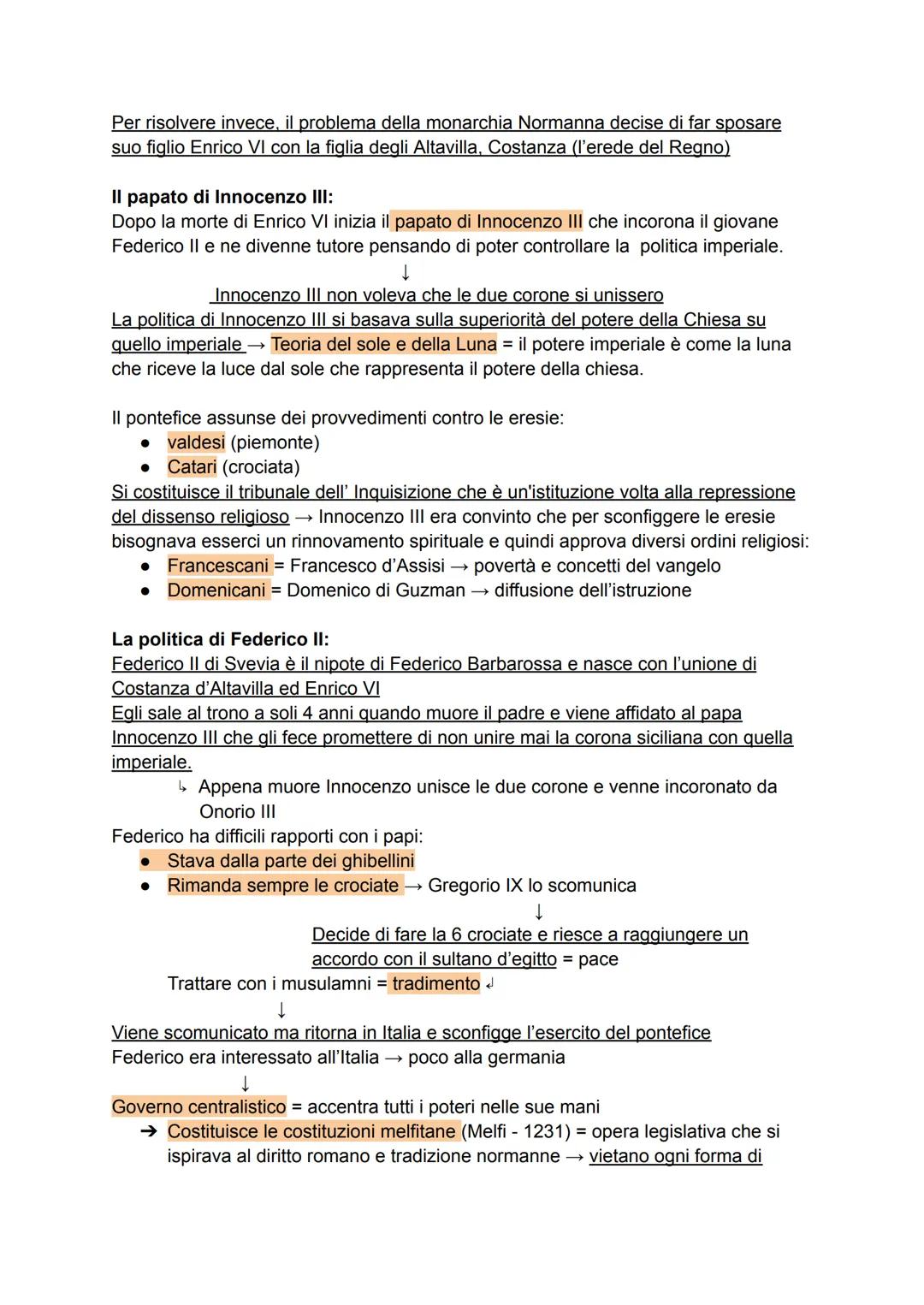 Chiesa e impero tra XII e XIII secolo
Federico Barbarossa: lo scontro Comuni-Impero
Nel 1125 dopo la Morte di Enrico V in Germania ci fù una