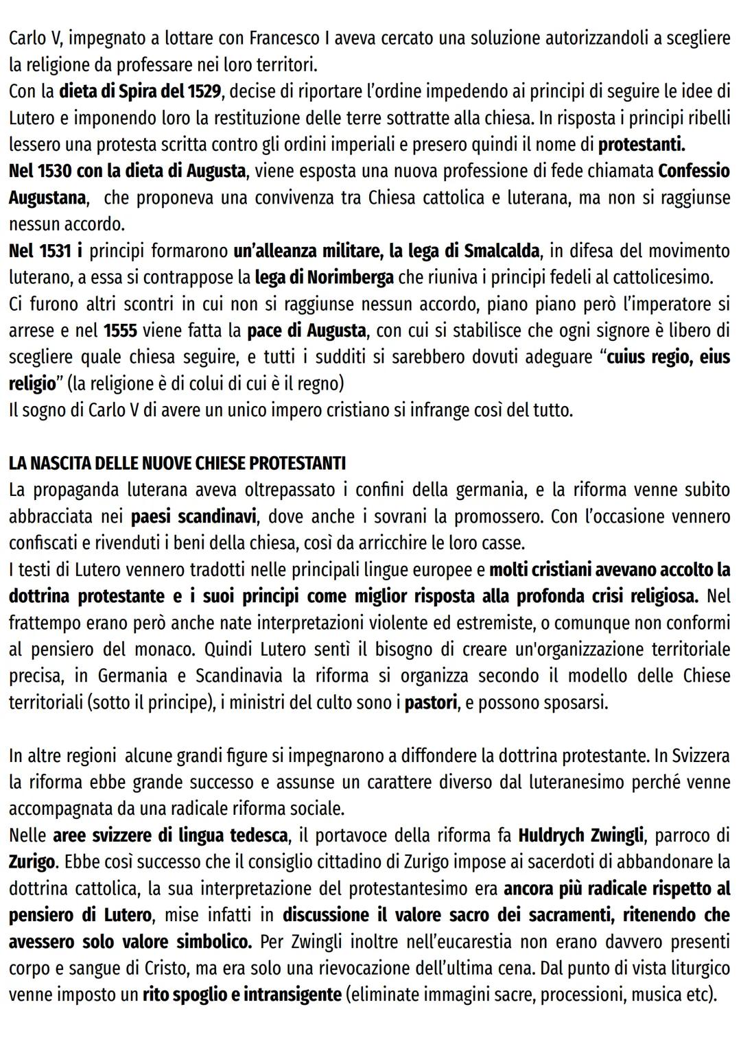 CARLO V E LA RIFORMA PROTESTANTE
CARLO V E L'IDEALE DI IMPERO UNIVERSALE:
Intorno al 1550, in Europa, nasce l'ultima grande monarchia univer