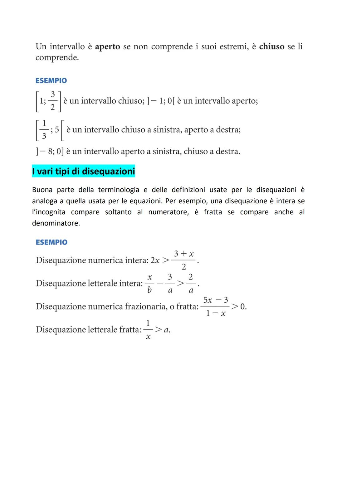 # La rappresentazione delle soluzioni
Per rappresentare graficamente le soluzioni di una disequazione, possiamo utilizzare la retta orienta