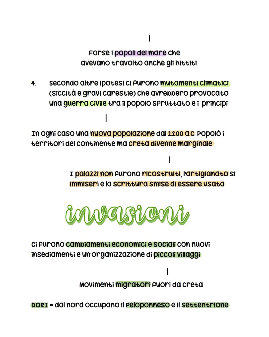 micenci
Popolazione indoeuropea che si stanziò nel continente
greco dal II millennio a.c., cosiddetti achei
1
oggi chiamati micenei perché M