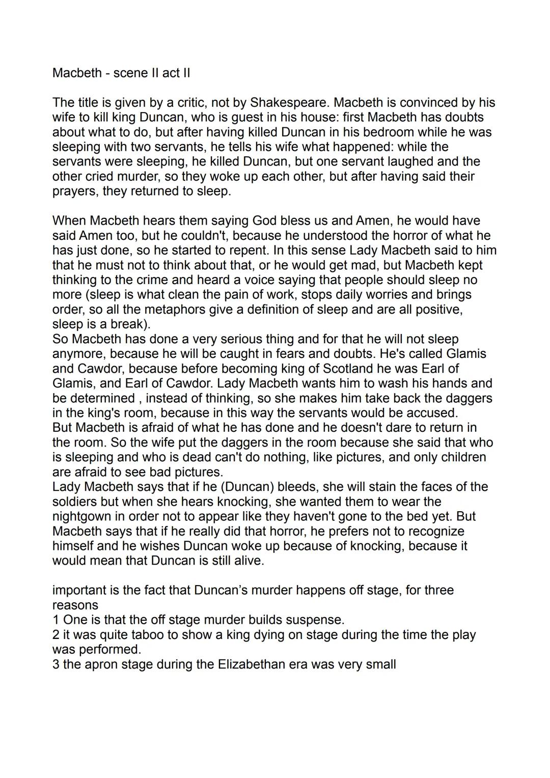 Macbeth, tragedy in five acts by William Shakespeare, is written in 1606-07
and published in the First Folio of 1623. The play is the shorte