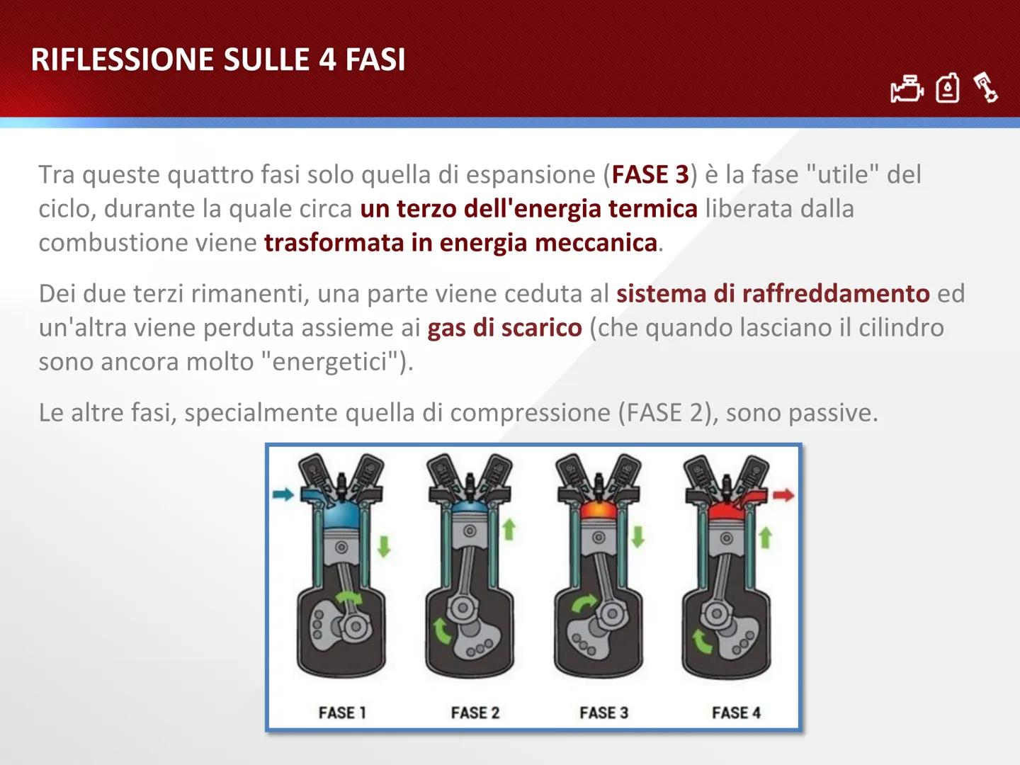 MOTORE ALTENATIVO A
COMBUSTIONE INTERNA
70& GENERALITA'
Il motore a combustione interna MCI
impiegato per il funzionamento della
maggior par