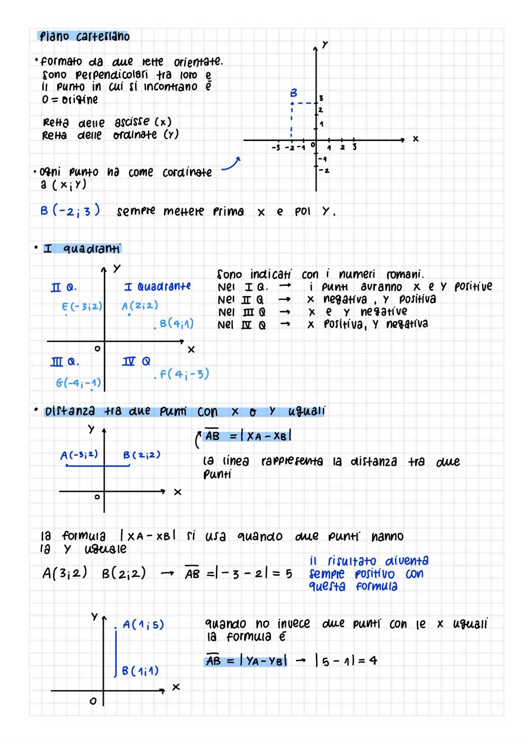 # Piano cartesiano
*formato da que rette orientate.
Sono perpendicolari tra loro e
il punto in cui si incontrano è
0 = origine
Retta delle