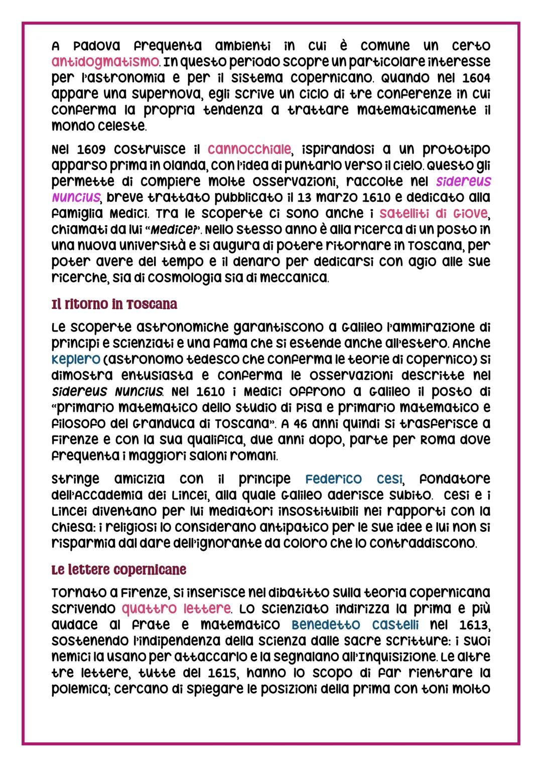 Galileo Galilei
Galileo nasce a Pisa il 15 febbraio 1564 in una famiglia fiorentina nobile
ma con qualche difficoltà economica. Nella prima