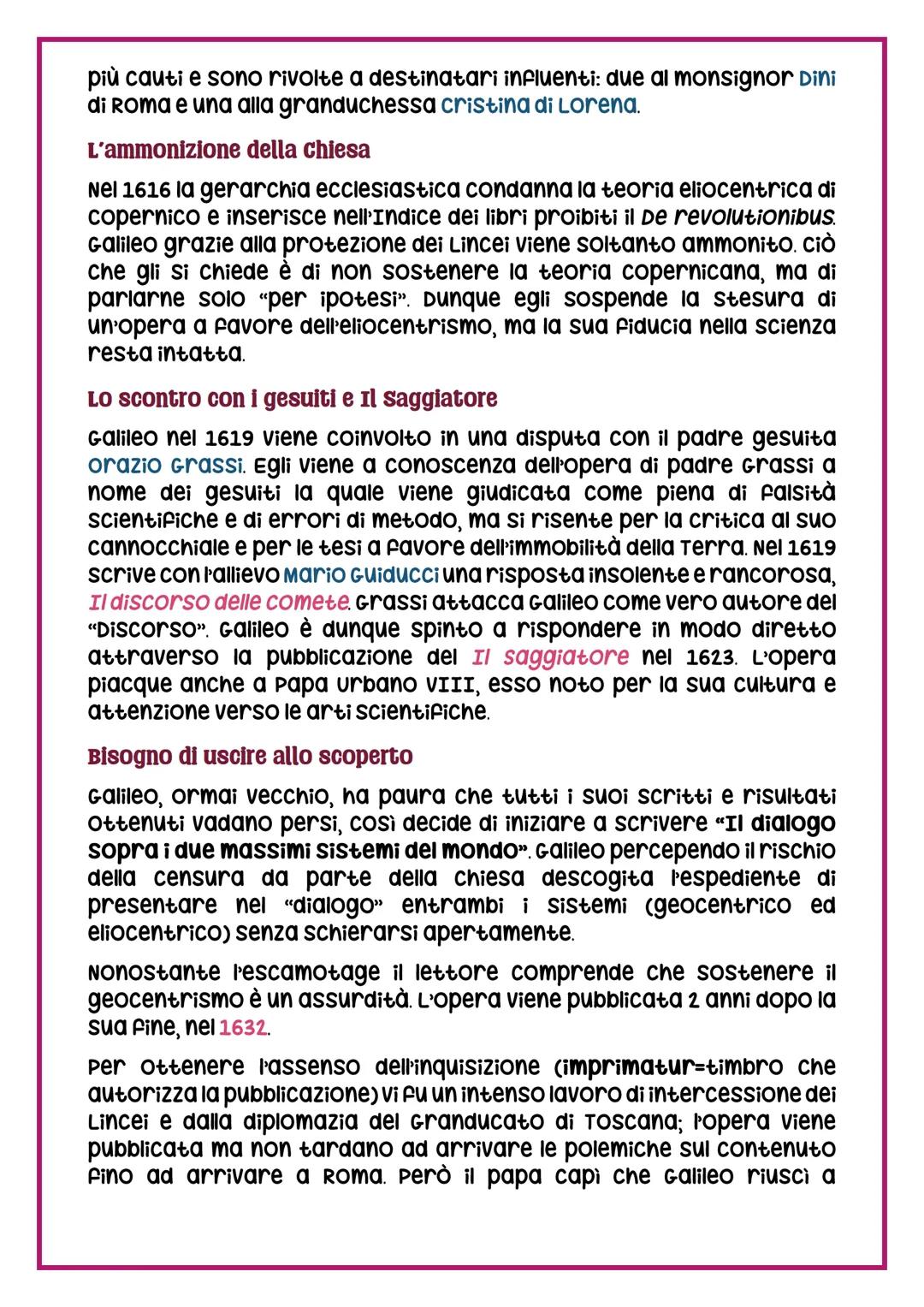 Galileo Galilei
Galileo nasce a Pisa il 15 febbraio 1564 in una famiglia fiorentina nobile
ma con qualche difficoltà economica. Nella prima