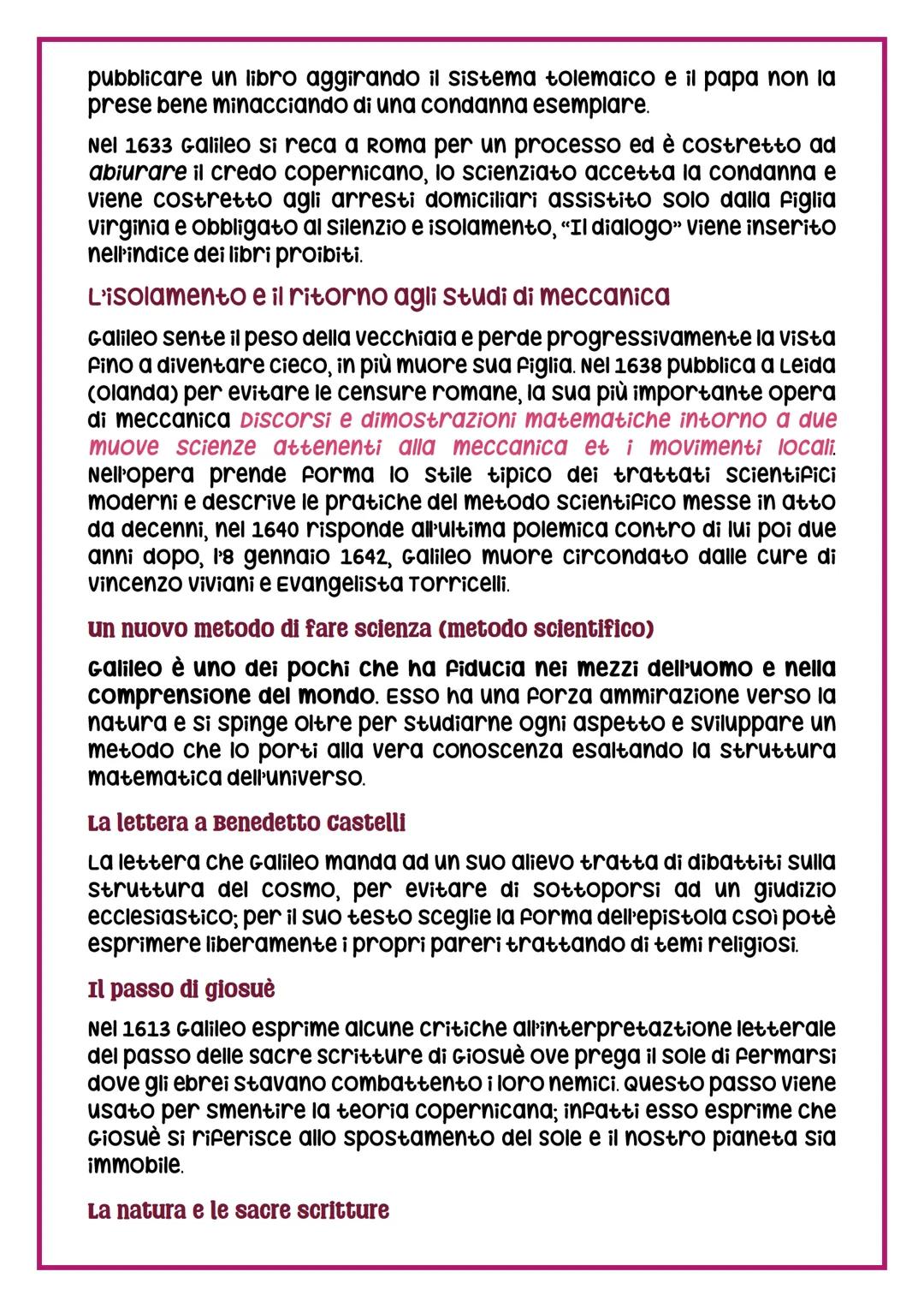 Galileo Galilei
Galileo nasce a Pisa il 15 febbraio 1564 in una famiglia fiorentina nobile
ma con qualche difficoltà economica. Nella prima