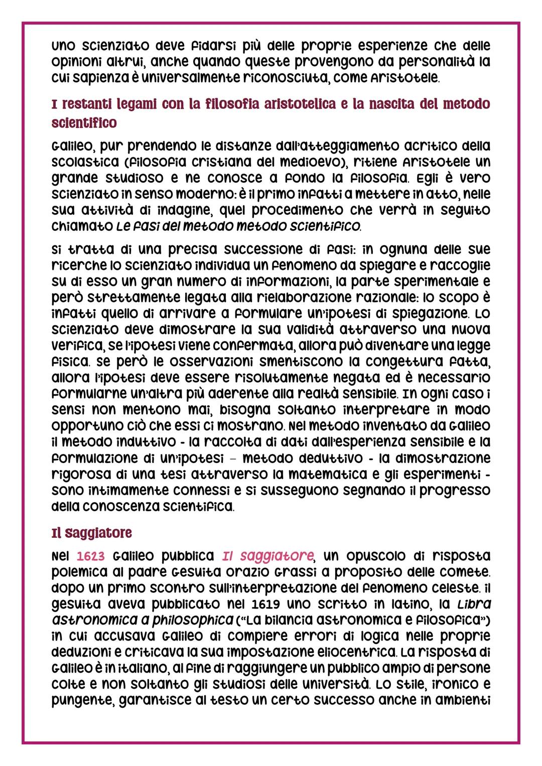 Galileo Galilei
Galileo nasce a Pisa il 15 febbraio 1564 in una famiglia fiorentina nobile
ma con qualche difficoltà economica. Nella prima