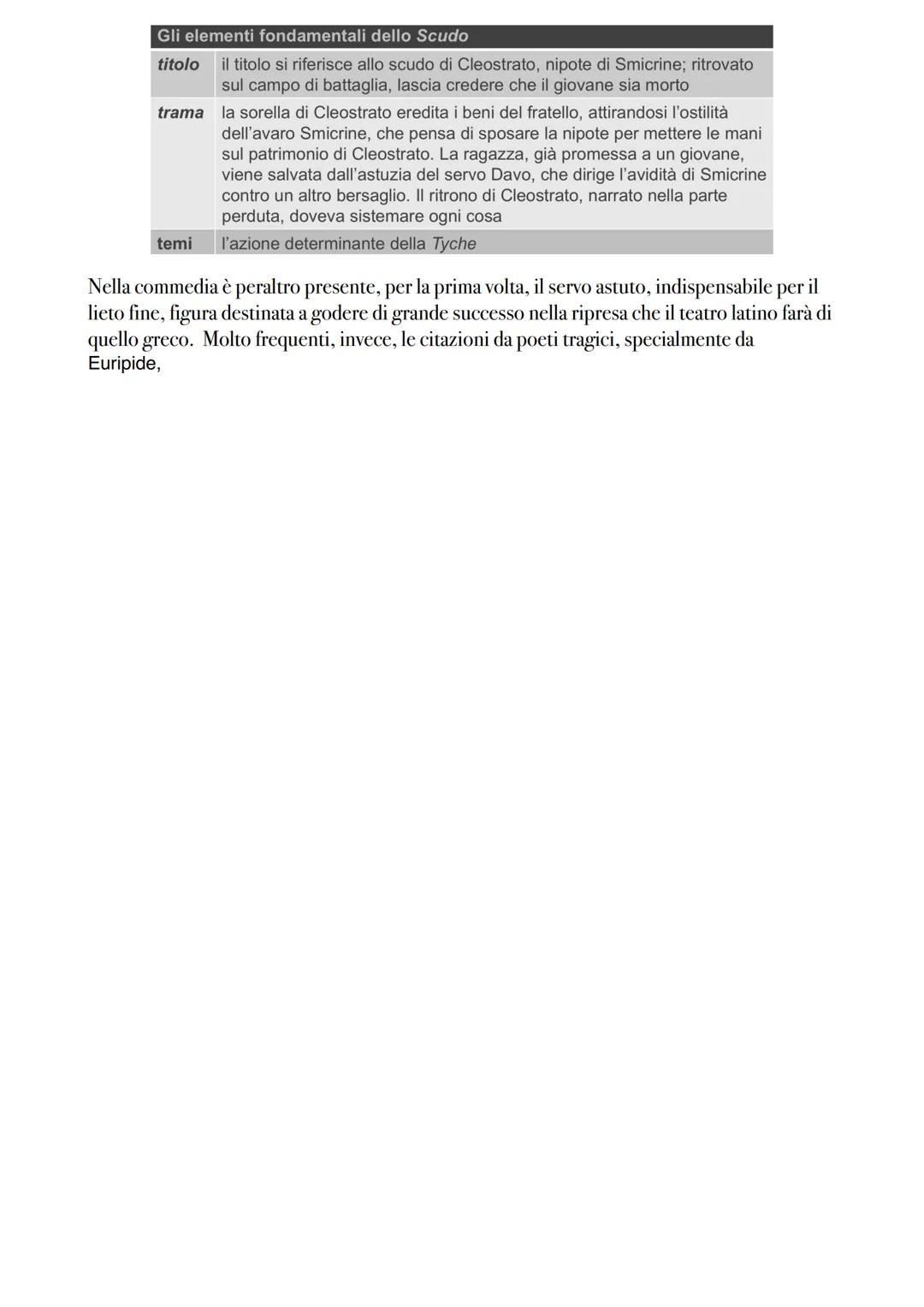 La commedia
A differenza della tragedia, la commedia ha conosciuto una fioritura più lunga e un processo
di evoluzione sul piano delle temat