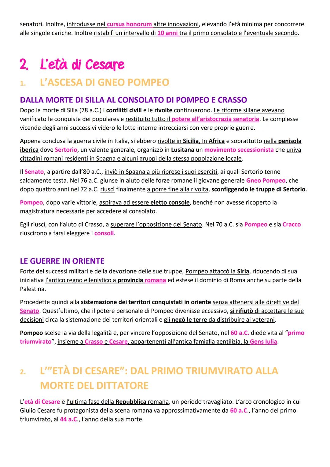 # 1. Tra il II e I secolo a.C.: tensioni politiche e civili
# 1. DAI GRACCHI ALLA GUERRA SOCIALE
LA CRISI AGRARIA E IL TENTATIVO DI RIFORM