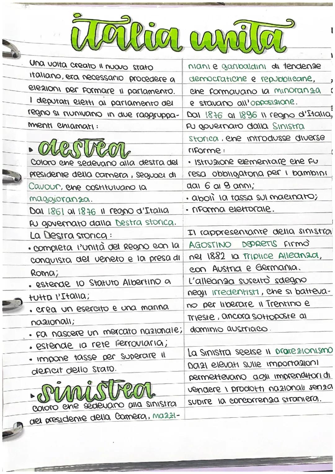 Una volta creato il nuovo stato
italiano, era necessario procedere a
elezioni per formare il parlamento.
I deputati eletti al parlamento del