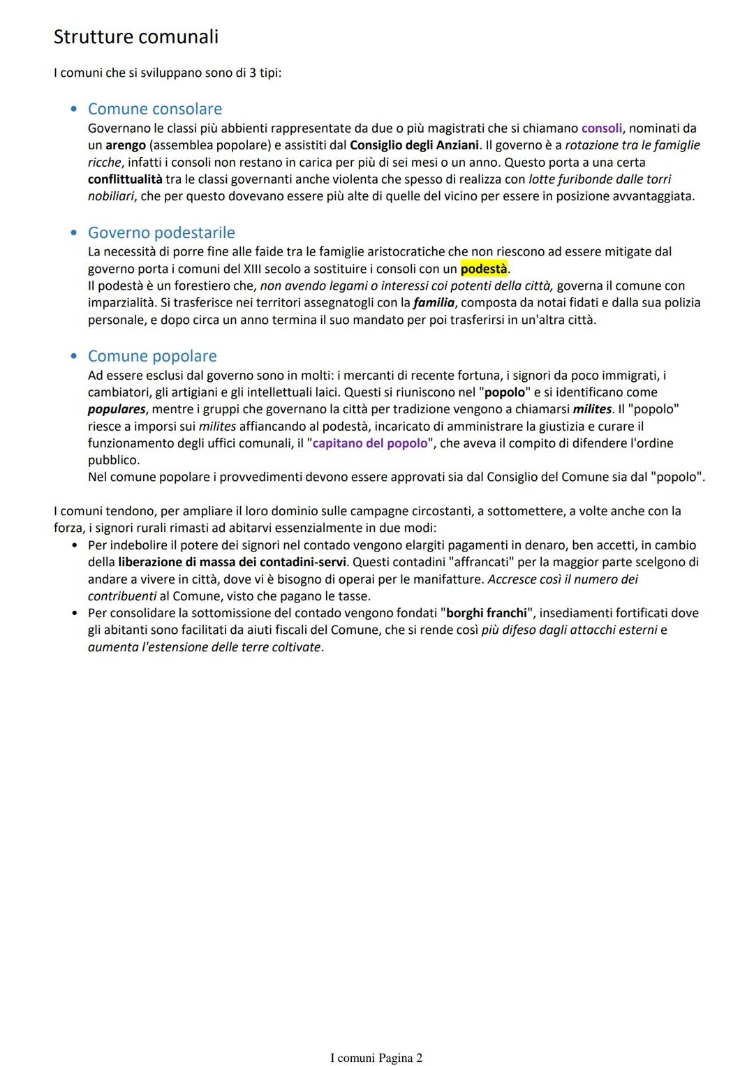 # Nascita del comune
L'amministrazione e la difesa militare della città è affidata al vescovo dall'Imperatore, ma questo col tempo perde la
