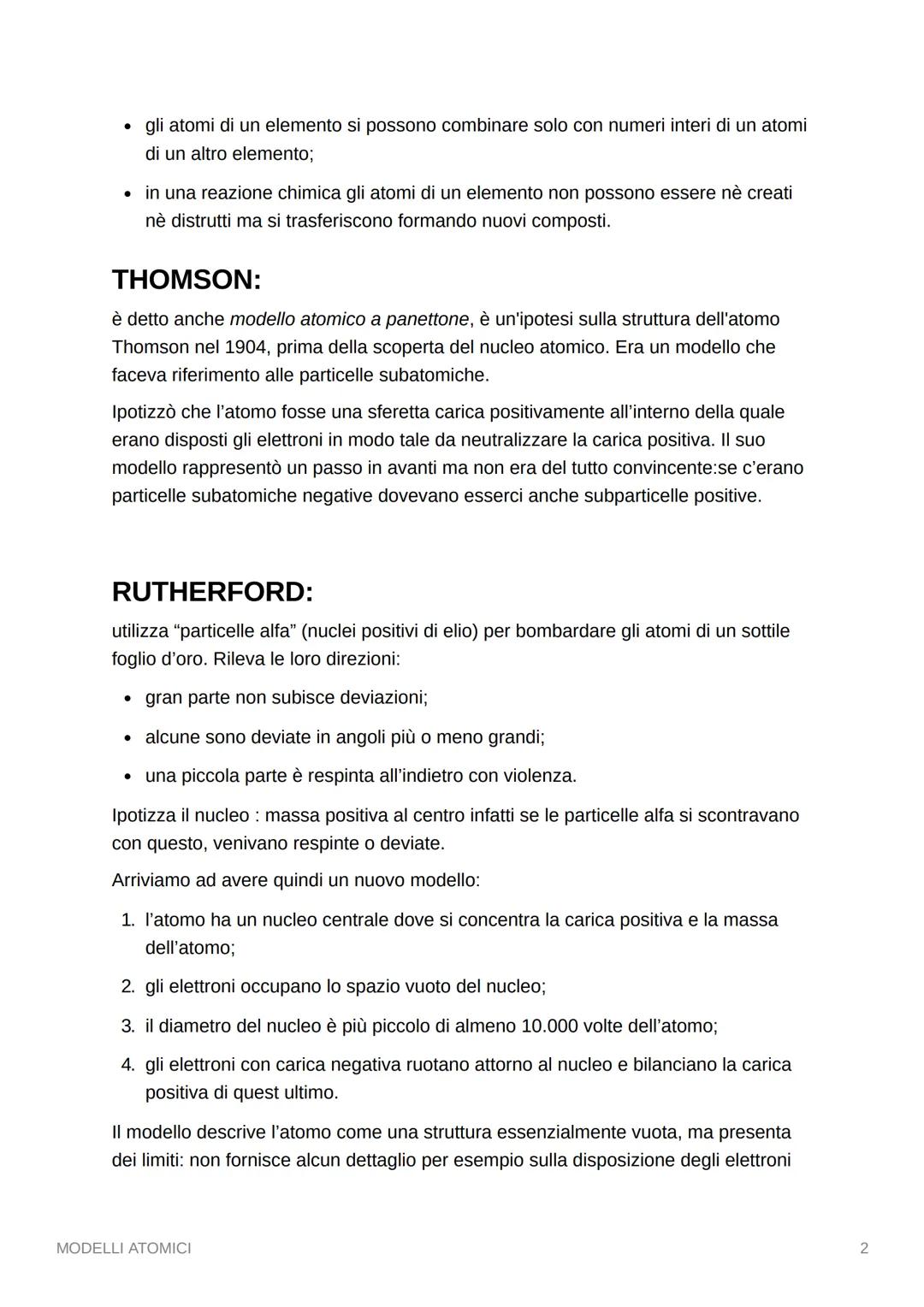 MODELLI ATOMICI
@Anna Costanzo
I modelli atomici sono la rappresentazione fisica dell'atomo sulla base di studi ed
evidenze scientifiche rac