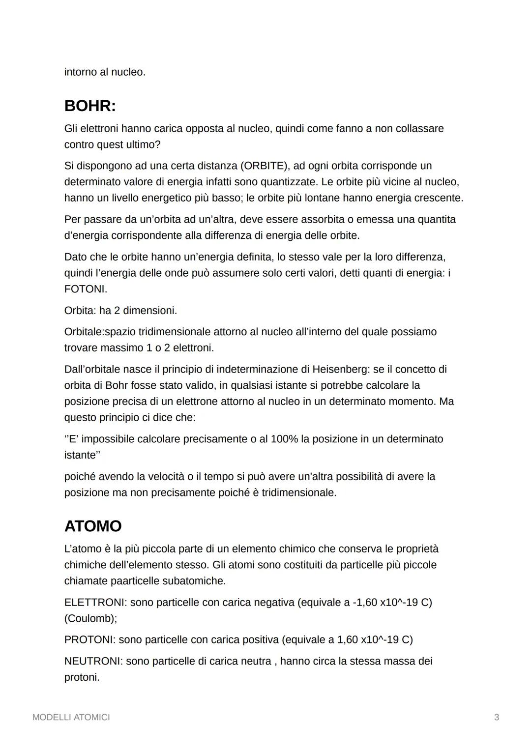 MODELLI ATOMICI
@Anna Costanzo
I modelli atomici sono la rappresentazione fisica dell'atomo sulla base di studi ed
evidenze scientifiche rac