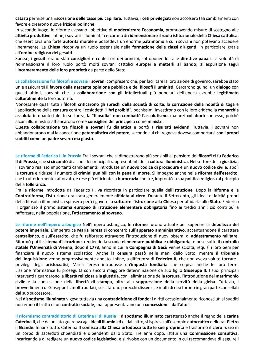 Capitolo 2: la civiltà dei Lumi
1) I cardini dell'Illuminismo
La celebrazione della ragione Nell'Europa del Settecento nasce l'Illuminismo,