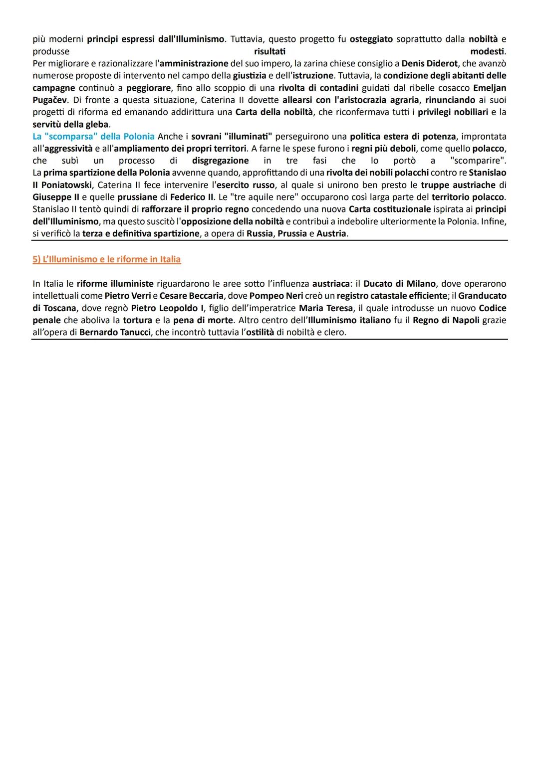 Capitolo 2: la civiltà dei Lumi
1) I cardini dell'Illuminismo
La celebrazione della ragione Nell'Europa del Settecento nasce l'Illuminismo,