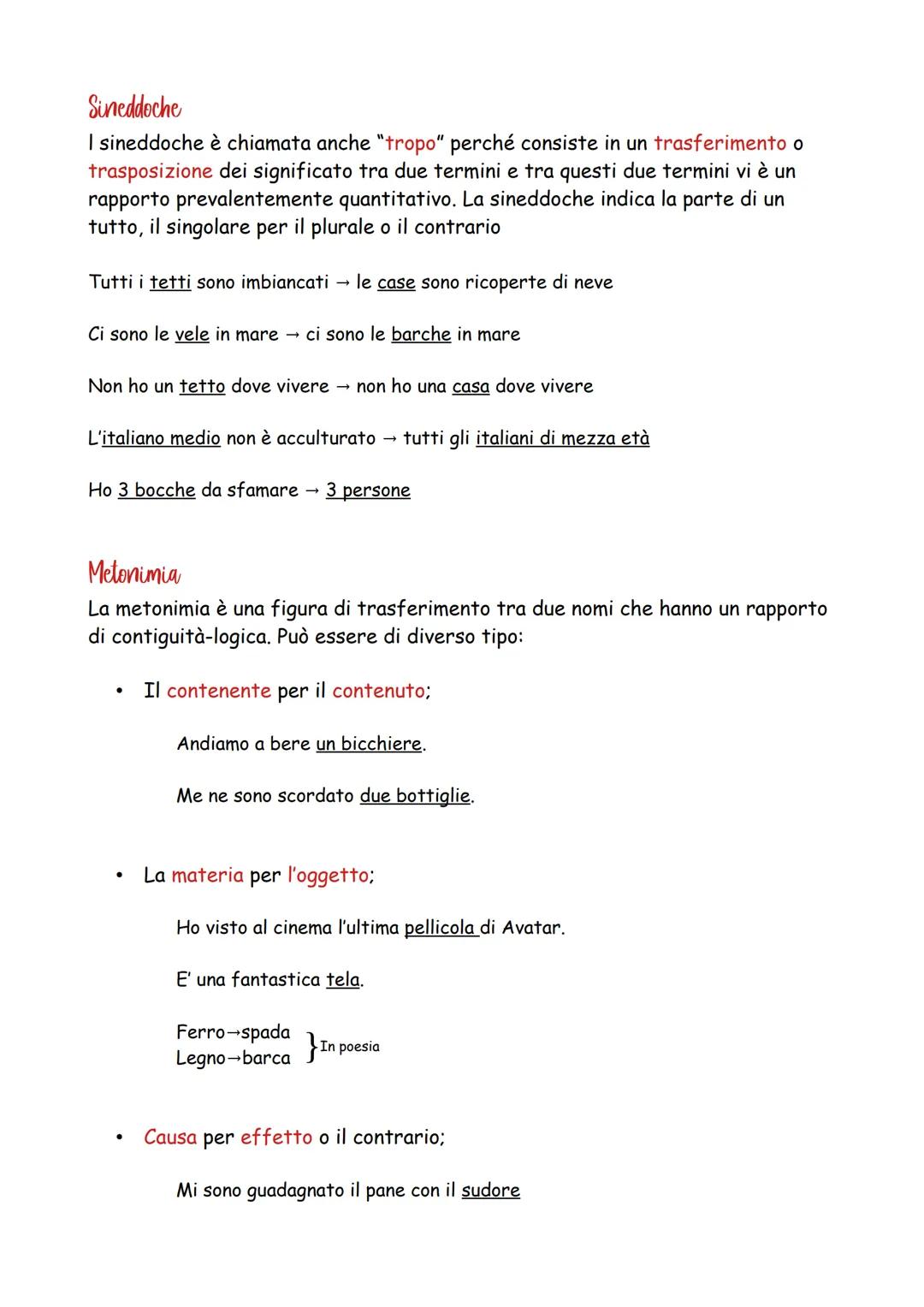 figure retoriche di significato.
Le figure retoriche di significato agiscono sulla semantica. Giocano sul
significo connotativo e denotativo