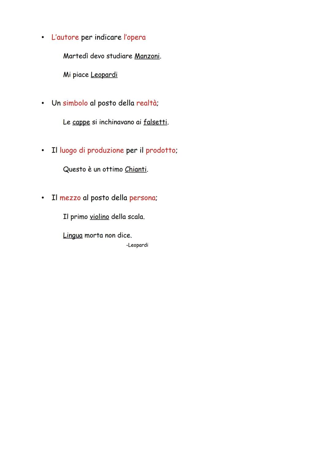 figure retoriche di significato.
Le figure retoriche di significato agiscono sulla semantica. Giocano sul
significo connotativo e denotativo
