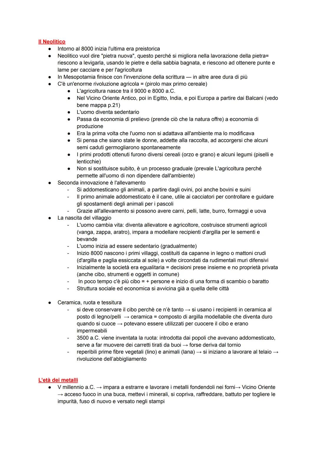 LE ORIGINI DELL'UOMO
Le età della preistoria:
- preistoria = periodo prima dell'invenzione della scrittura (circa 2,5 mln - 3000 a.C.)
-divi