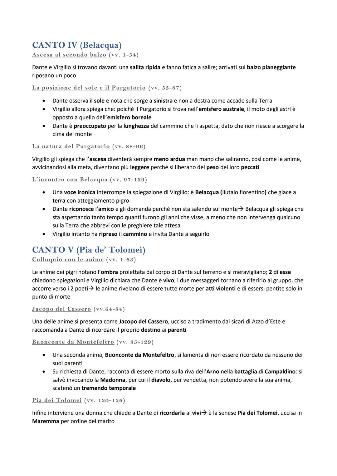 # PURGATORIO
- Si presenta come una montagna che sorge su un'isola in mezzo all'Oceano, ai cui piedi si trova una
spiaggia sulla quale appr